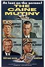 Humphrey Bogart, José Ferrer, Van Johnson, and Fred MacMurray in The Caine Mutiny (1954)