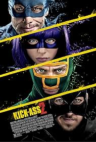 Jim Carrey, Aaron Taylor-Johnson, Chloë Grace Moretz, and Christopher Mintz-Plasse in Kick-Ass 2 (2013)