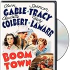 Clark Gable, Spencer Tracy, Claudette Colbert, and Hedy Lamarr in Boom Town (1940)
