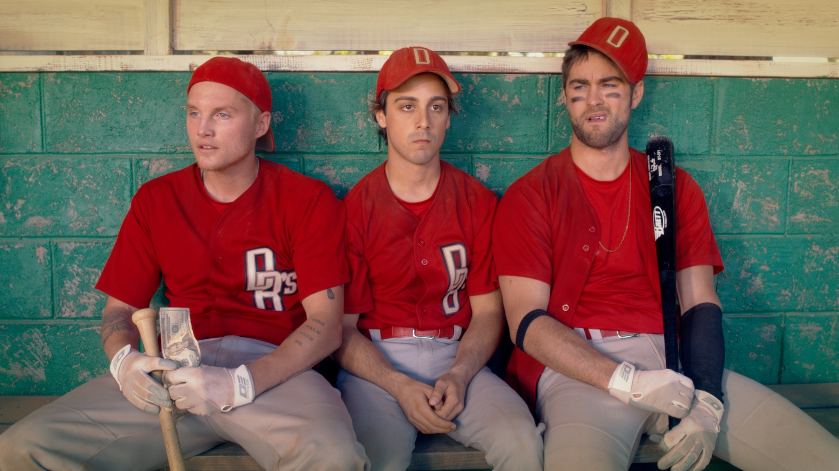 Toby Hemingway, Matt Bush, and Chace Crawford in Undrafted (2016)
