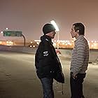 Dan Gilroy and Jake Gyllenhaal in Nightcrawler (2014)