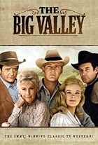 Lee Majors, Barbara Stanwyck, Linda Evans, Peter Breck, and Richard Long in The Big Valley (1965)