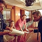 George Clooney, Ethan Coen, Joel Coen, and Catherine Zeta-Jones in Intolerable Cruelty (2003)