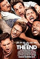 Jay Baruchel, James Franco, Craig Robinson, Seth Rogen, Danny McBride, and Jonah Hill in This Is the End (2013)