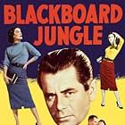 Glenn Ford, Anne Francis, and Margaret Hayes in Blackboard Jungle (1955)