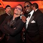 Sean 'Diddy' Combs, Bono, and The Edge at an event for 71st Golden Globe Awards (2014)