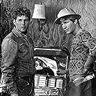Jeff Bridges and Timothy Bottoms in The Last Picture Show (1971)