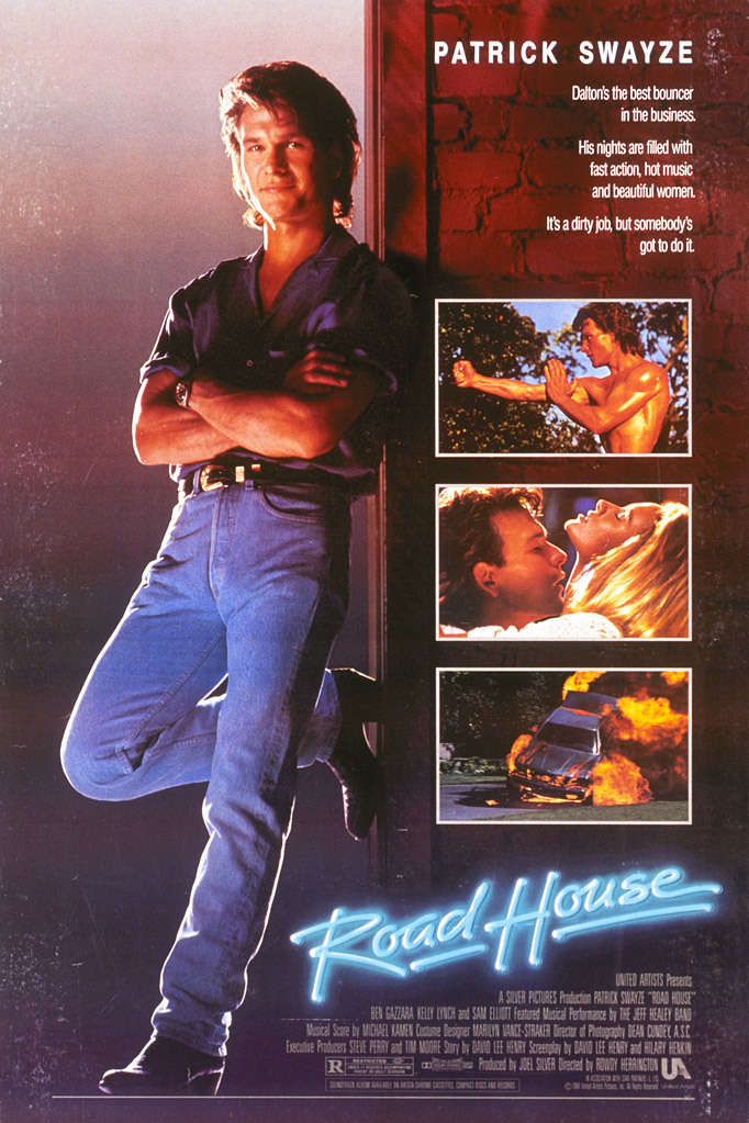 Patrick Swayze and Kelly Lynch in Road House (1989)