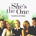 Jennifer Aniston, Cameron Diaz, Maxine Bahns, Edward Burns, and Michael McGlone in She's the One (1996)