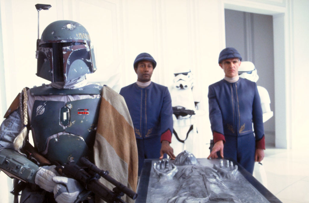 Harrison Ford, Jeremy Bulloch, Alan Harris, and Quentin Pierre in Star Wars: Episode V - The Empire Strikes Back (1980)