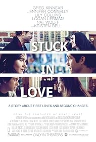 Jennifer Connelly, Greg Kinnear, Logan Lerman, Nat Wolff, Liana Liberato, and Lily Collins in Stuck in Love. (2012)