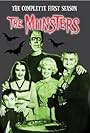 Yvonne De Carlo, Fred Gwynne, Al Lewis, Butch Patrick, and Pat Priest in The Munsters (1964)