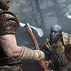 Robert Craighead, Christopher Judge, and Sunny Suljic in God of War (2018)