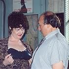 "NYPD Blue" Debra Christofferson as Geri Turner with Dennis Franz as Andy Sipowicz