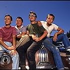 River Phoenix, Corey Feldman, Wil Wheaton, and Jerry O'Connell in Stand by Me (1986)