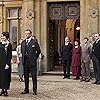 Elizabeth McGovern, Hugh Bonneville, Jim Carter, Phyllis Logan, Penelope Wilton, Allen Leech, and Dan Stevens in Downton Abbey (2010)