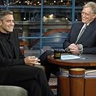 George Clooney and David Letterman in Late Show with David Letterman (1993)