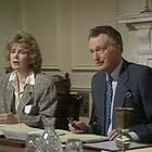 Paul Eddington and Deborah Norton in Yes, Prime Minister (1986)