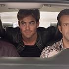 Jason Bateman, Jason Sudeikis, and Chris Pine in Horrible Bosses 2 (2014)