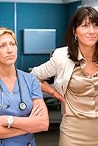 Edie Falco and Eve Best in Nurse Jackie (2009)