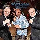 Ron Clements, Temuera Morrison, and John Musker at an event for Moana (2016)