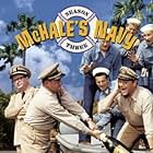 Ernest Borgnine, Carl Ballantine, Tim Conway, Joe Flynn, Billy Sands, Gary Vinson, and John Wright in McHale's Navy (1962)