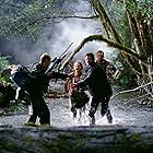 Jeff Goldblum, Julianne Moore, Vince Vaughn, and Richard Schiff in The Lost World: Jurassic Park (1997)