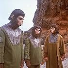 Kim Hunter, Roddy McDowall, and Lou Wagner in Planet of the Apes (1968)
