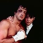 Sylvester Stallone and Talia Shire in Rocky (1976)