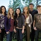 Lea Thompson, Constance Marie, D.W. Moffett, Vanessa Marano, Lucas Grabeel, and Katie Leclerc in Switched at Birth (2011)