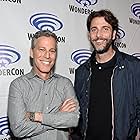 Andrew Form and Brad Fuller at an event for Teenage Mutant Ninja Turtles: Out of the Shadows (2016)