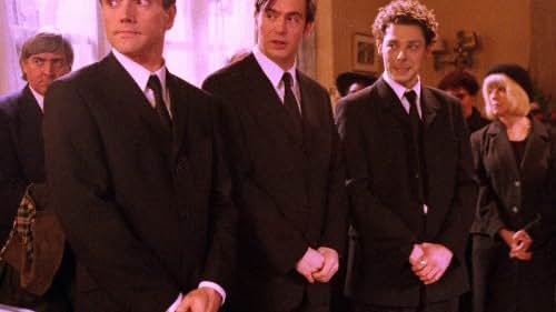 Richard Coyle, Jack Davenport, and Ben Miles in Coupling (2000)