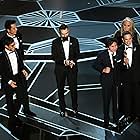 Benjamin Bratt, Darla K. Anderson, Gael García Bernal, Lee Unkrich, Adrian Molina, and Anthony Gonzalez at an event for The Oscars (2018)