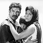 Nino del Arco, Marianne Koch, and Daniel Martín in A Fistful of Dollars (1964)