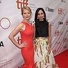 Sarah Allen and Gia Sandhu at an event for Beeba Boys (2015)