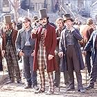 Leonardo DiCaprio, Daniel Day-Lewis, Henry Thomas, Liam Carney, David McBlain, and Gary McCormack in Gangs of New York (2002)