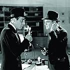 Humphrey Bogart and James Cagney in Angels with Dirty Faces (1938)