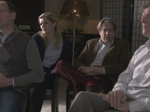 Roger Allam and Olivia Poulet in The Thick of It (2005)