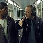 Michael Mann and Jamie Foxx in Collateral (2004)