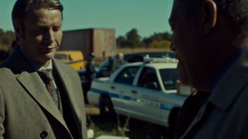 Laurence Fishburne and Mads Mikkelsen in Hannibal (2013)