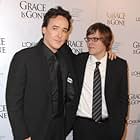 John Cusack and Jim Strouse at an event for Grace Is Gone (2007)