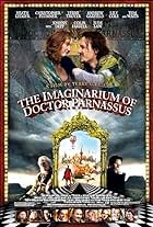 Johnny Depp, Jude Law, Christopher Plummer, Tom Waits, Heath Ledger, Colin Farrell, Verne Troyer, Andrew Garfield, and Lily Cole in The Imaginarium of Doctor Parnassus (2009)