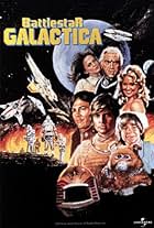 Noah Hathaway, Lorne Greene, Dirk Benedict, Richard Hatch, and Laurette Spang in Battlestar Galactica (1978)