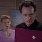 Olivia d'Abo and John de Lancie in Star Trek: The Next Generation (1987)