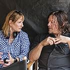 Gale Anne Hurd and Norman Reedus in The Walking Dead (2010)