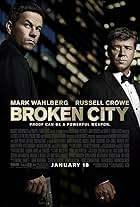 Russell Crowe and Mark Wahlberg in Broken City (2013)