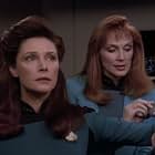 Gates McFadden and Wendy Hughes in Star Trek: The Next Generation (1987)