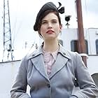 Lily James in The Guernsey Literary and Potato Peel Pie Society (2018)