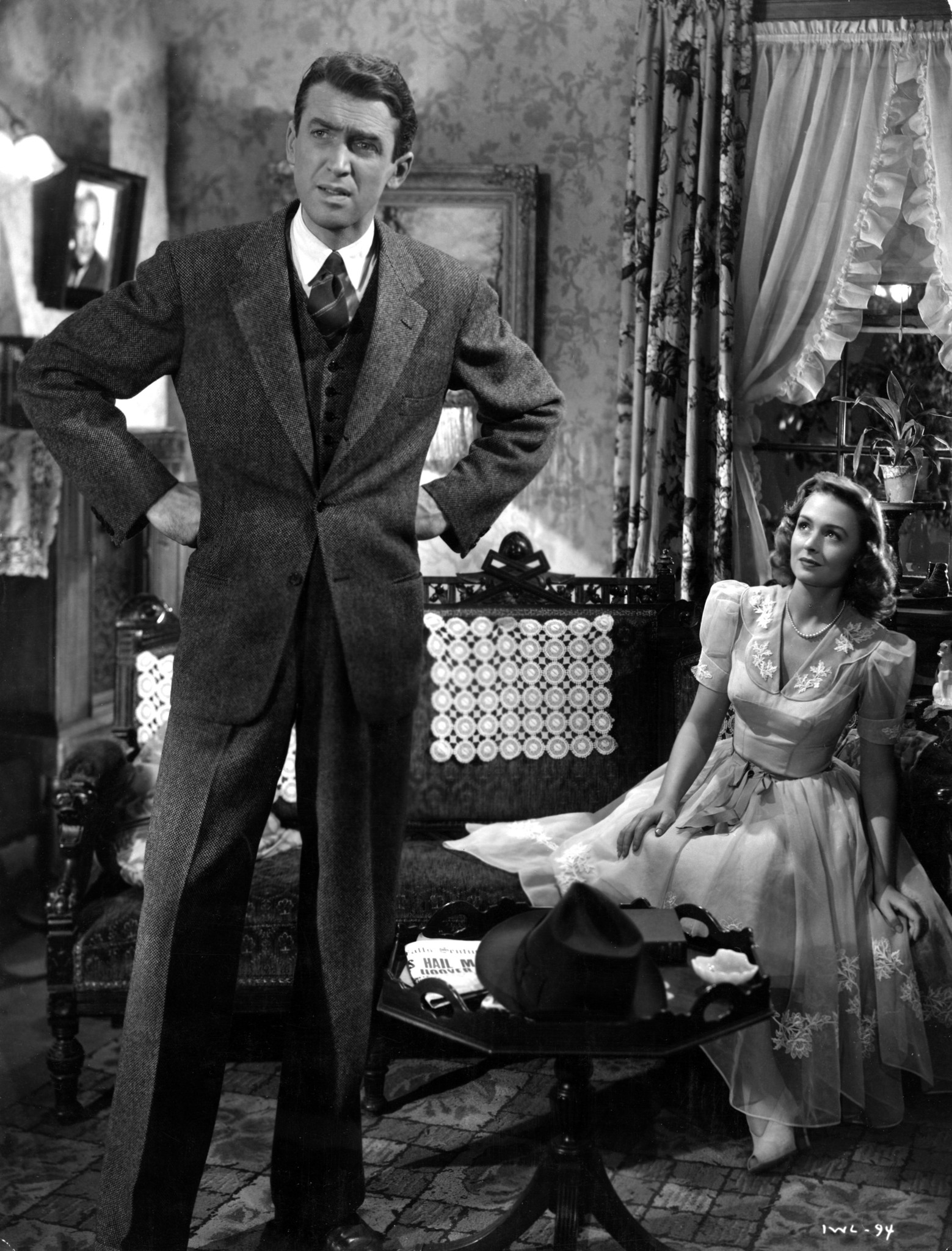James Stewart and Donna Reed in It's a Wonderful Life (1946)
