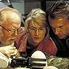 Jeff Goldblum, Richard Attenborough, Laura Dern, and Sam Neill in Jurassic Park (1993)